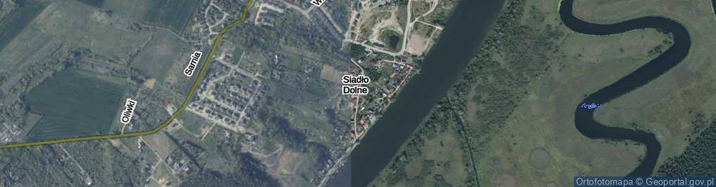 Zdjęcie satelitarne Siadło Dolne ul.